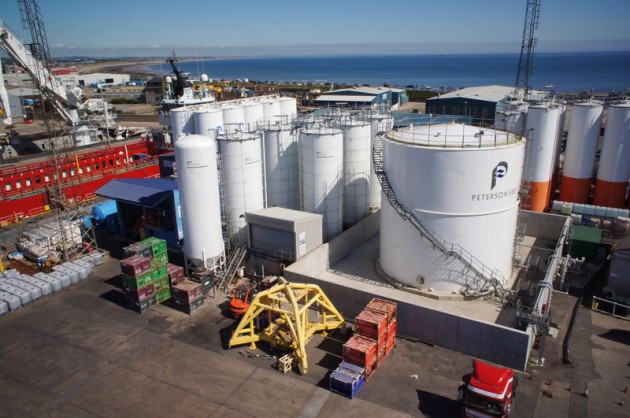 Aerial Picture of Augean North Sea Services Pocra Quay Facility