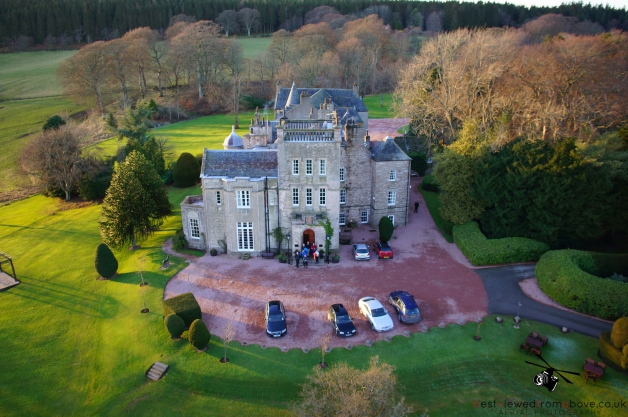 Aerial Picture of Pittodrie House Hotel