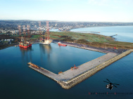 Aberdeen South Harbour and Rig