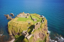 Aerial Picture of Dunnottar Castle