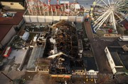 Aerial Picture of Jimmy Chungs After the Fire