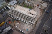 Aerial Picture of St Nicholas House during Demolision