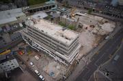 Aerial Picture of St Nicholas House during Demolision