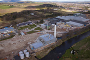 Aerial Picture of Inverurie Paper Mill Knocked Down
