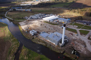 Aerial Picture of Inverurie Paper Mill Knocked Down