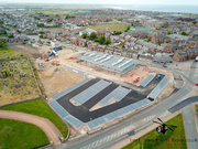 Aerial Picture of the New Aldi Store during Construction