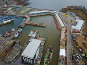 Aerial Picture of Peterhead Harbour Development