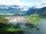 Aerial Picture of Interlaken, Switzerland