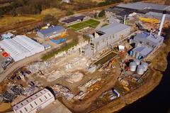 Demolition Works at the Inverurie Paper