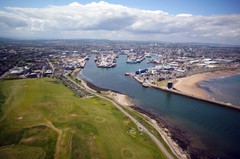 Aerial Picture of Aberdeen Harbour