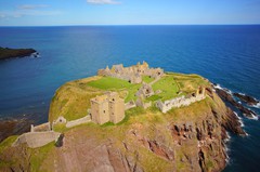 Aerial Picture of Dunnottar Castle