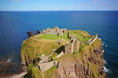Aerial Picture of Dunnottar Castle