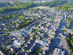 Aerial Picture of the town of Ellon