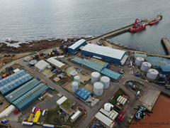 Aerial Picture of Peterhead Harbour Development