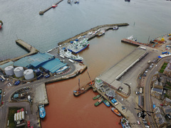 Aerial Picture of Peterhead Harbour Development