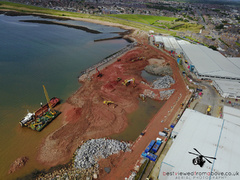 Aerial Picture of Peterhead Harbour Development