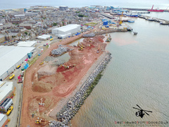 Aerial Picture of Peterhead Harbour Development
