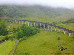 Aerial Picture of Glenfinnan Viaduct