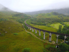 Aerial Picture of Glenfinnan Viaduct