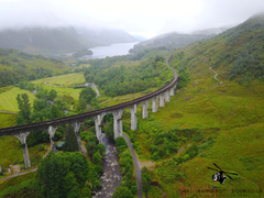 Aerial Picture of Glenfinnan Viaduct