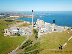 Aerial Picture of Peterhead Power Station, Boddam