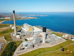 Aerial Picture of Peterhead Power Station, Boddam