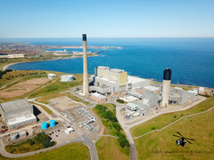 Aerial Picture of Peterhead Power Station, Boddam