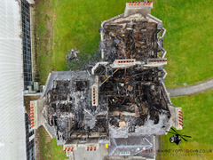 Westholme Building Fire Aftermath